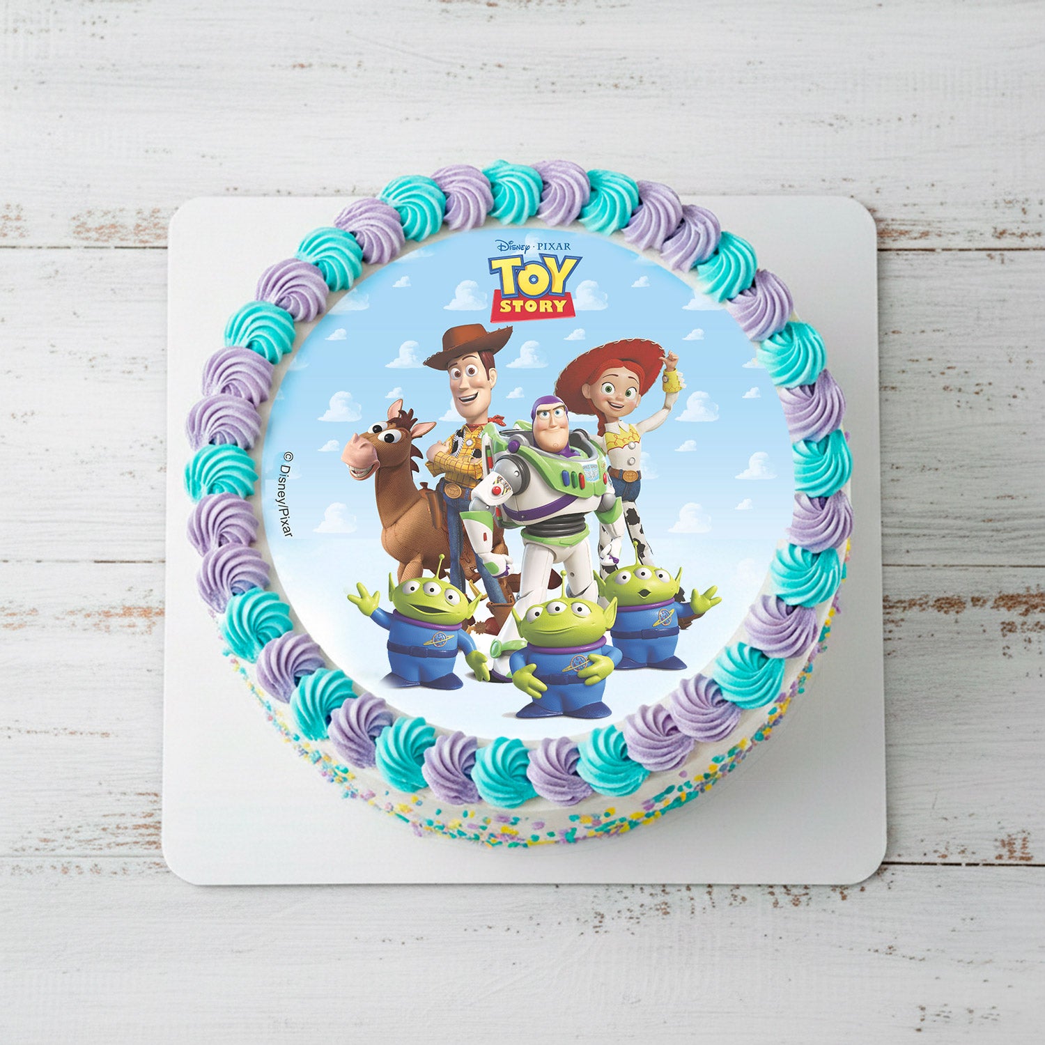 Kakebilde Wafer Toy Story 20cm