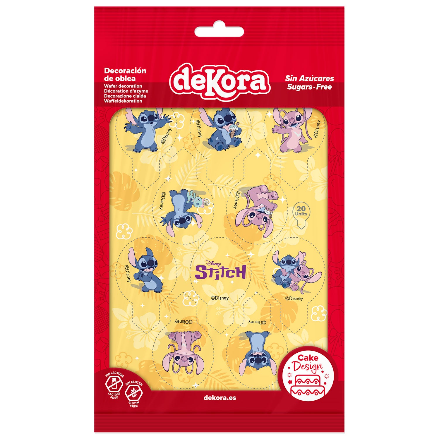 Kakebilde Cupcakes Stitch 10stk