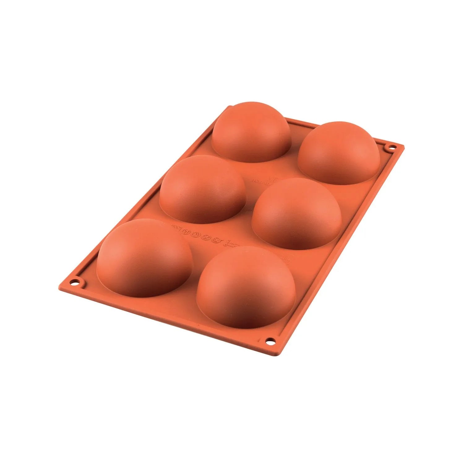Silikonform SF002 Halvkule 6 hull, Ø7cm H3,5cm 4
