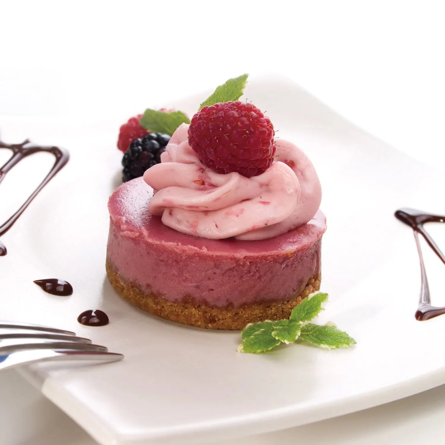 Silikonform Mini, Petits Fours, 15 hull, Ø4cm 2