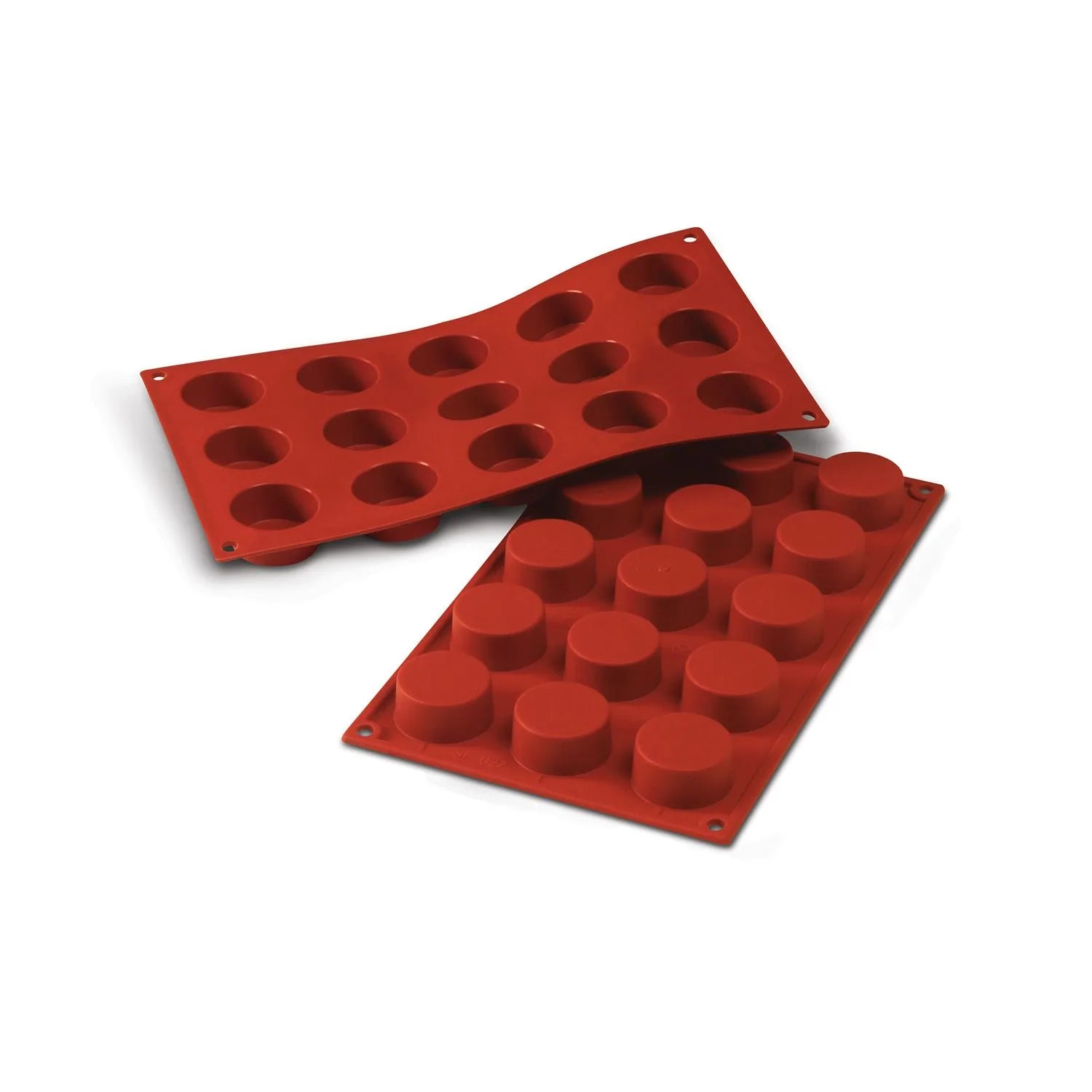 Silikonform Mini, Petits Fours, 15 hull, Ø4cm