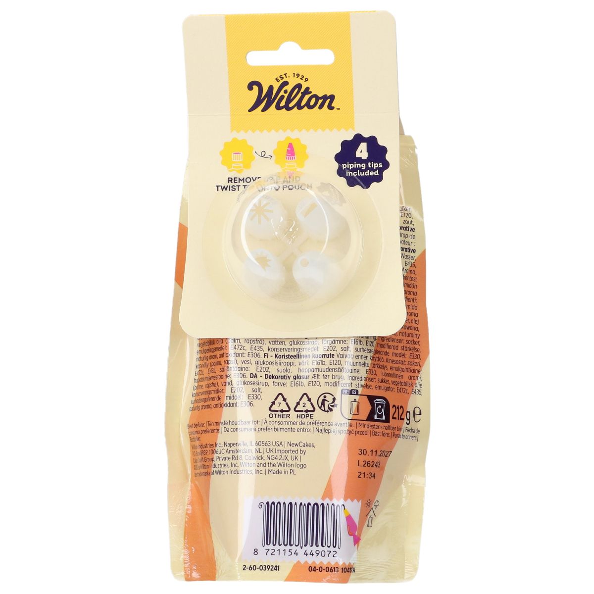 Wilton Pynteglasur Icing Orange 212g