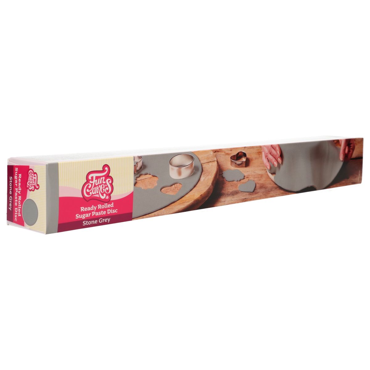 Funcakes Fondantlokk Grå 430g