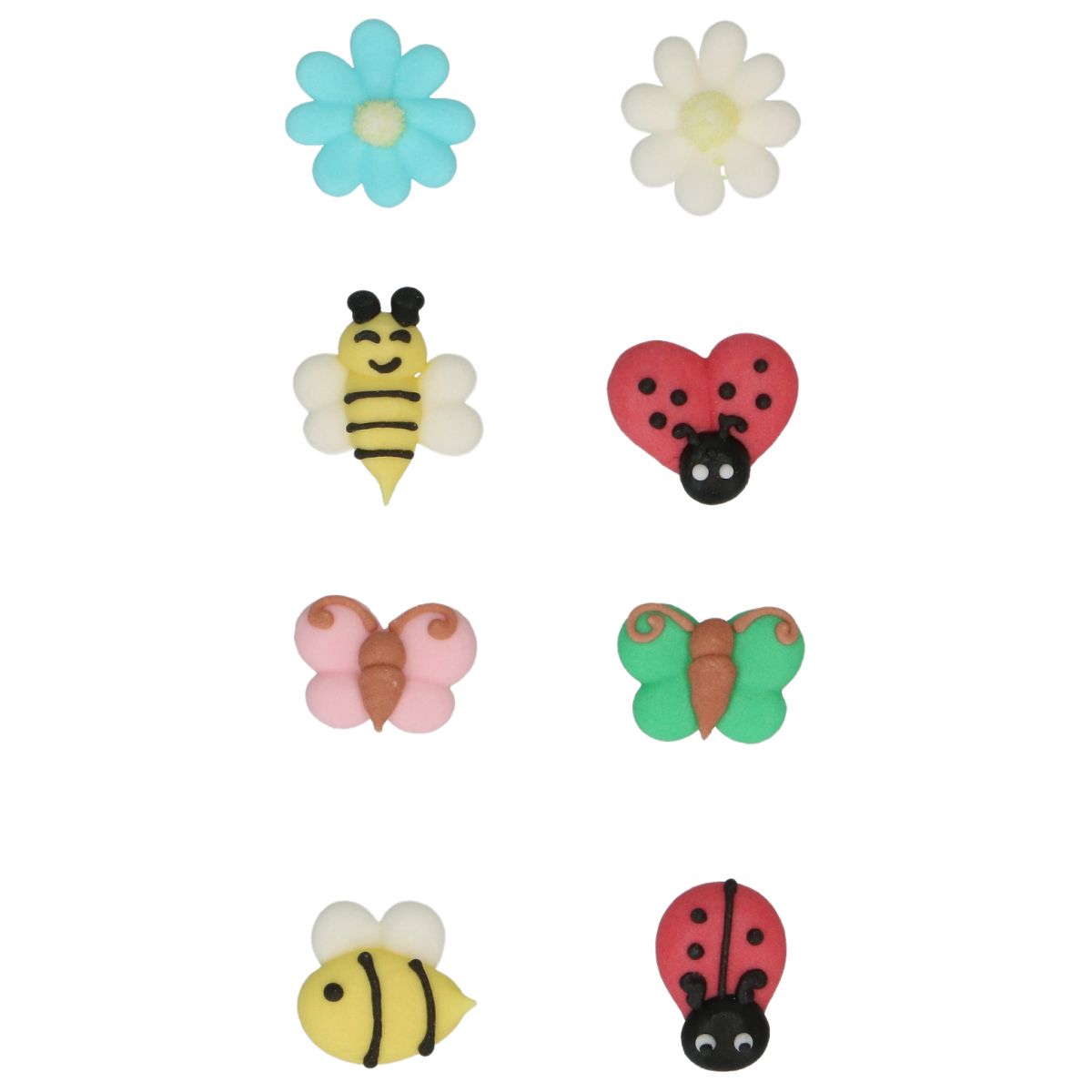 FunCakes Kakepynt Blomster og Innsekter 8 stk