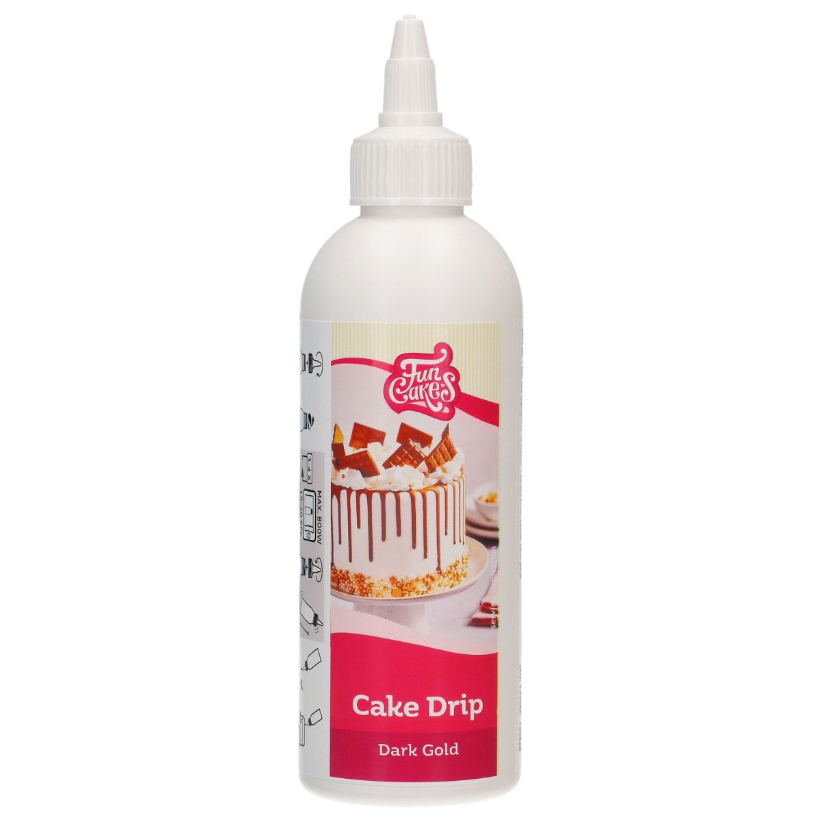 FunCakes Cake Drip Gull Mørk 180g