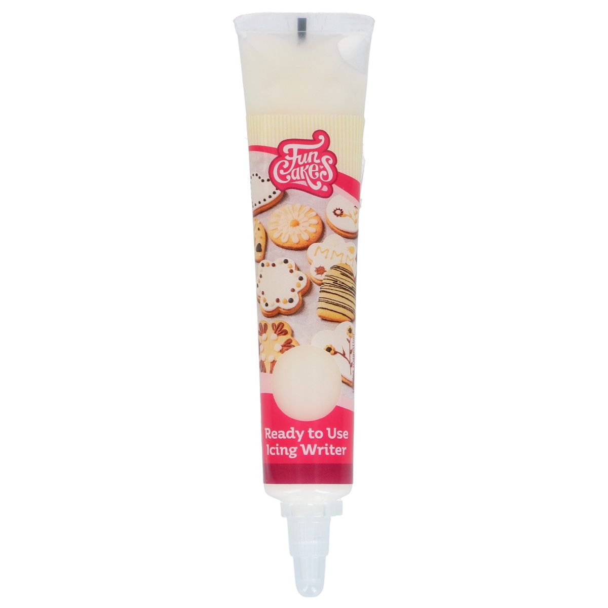 FunCakes Pynteglasur Hvit Sjokoladesmak 25g