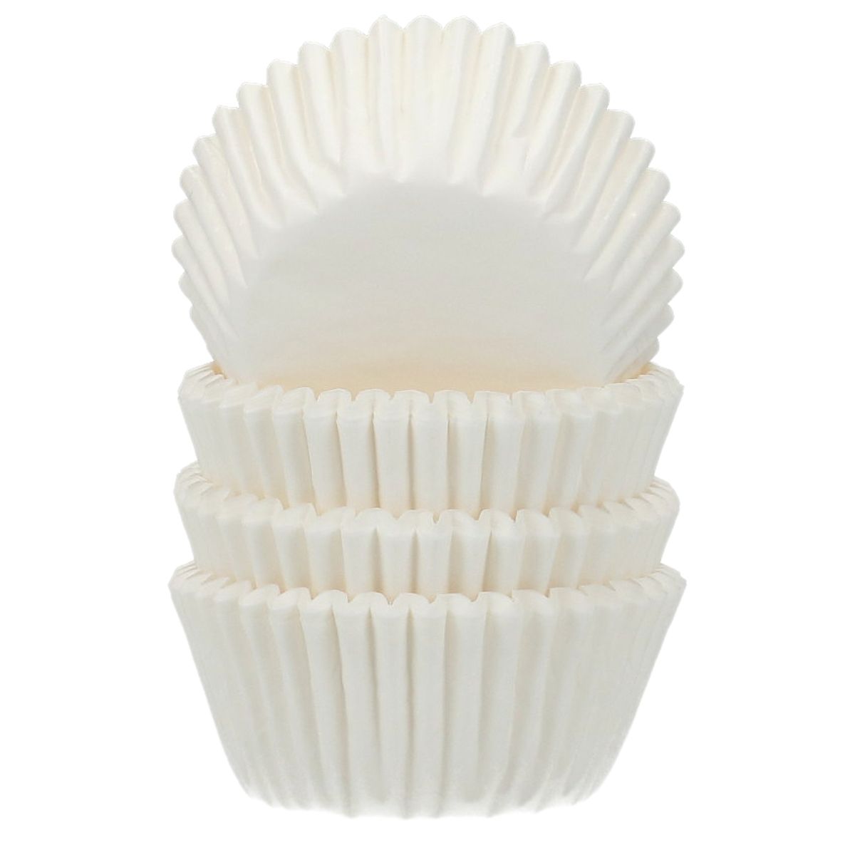 FunCakes Muffinsformer Mini Hvit 100 stk