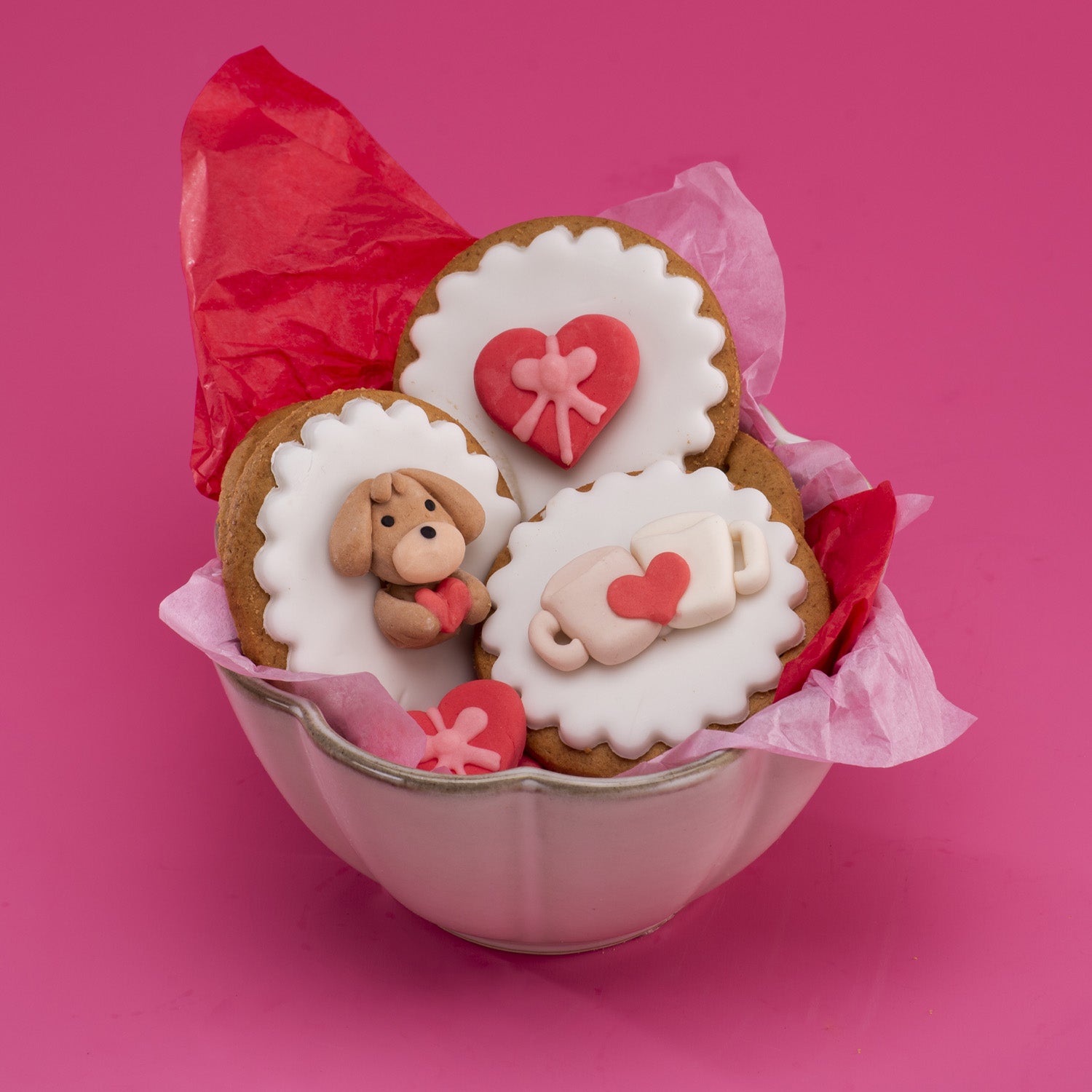 Kakepynt Spiselig Valentine Assortert 30stk