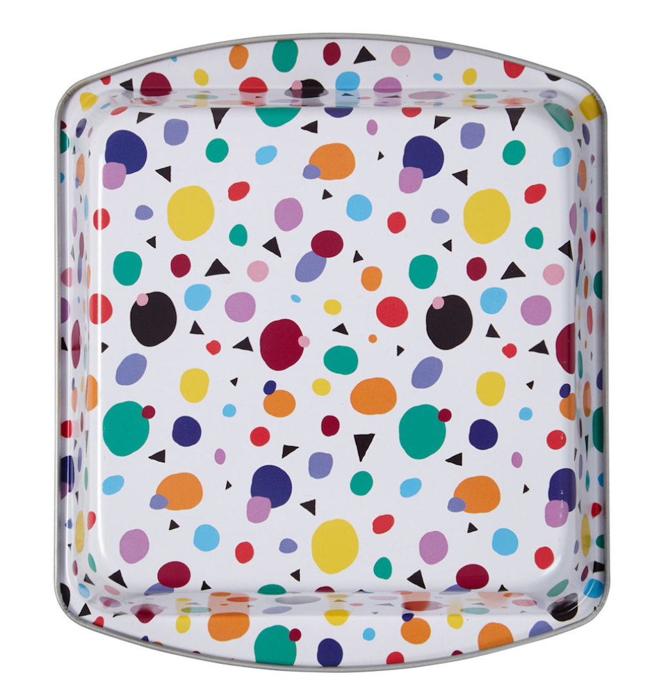 Kakeform Kvadrat nedbrytbar Tin Geo 20 cm 2