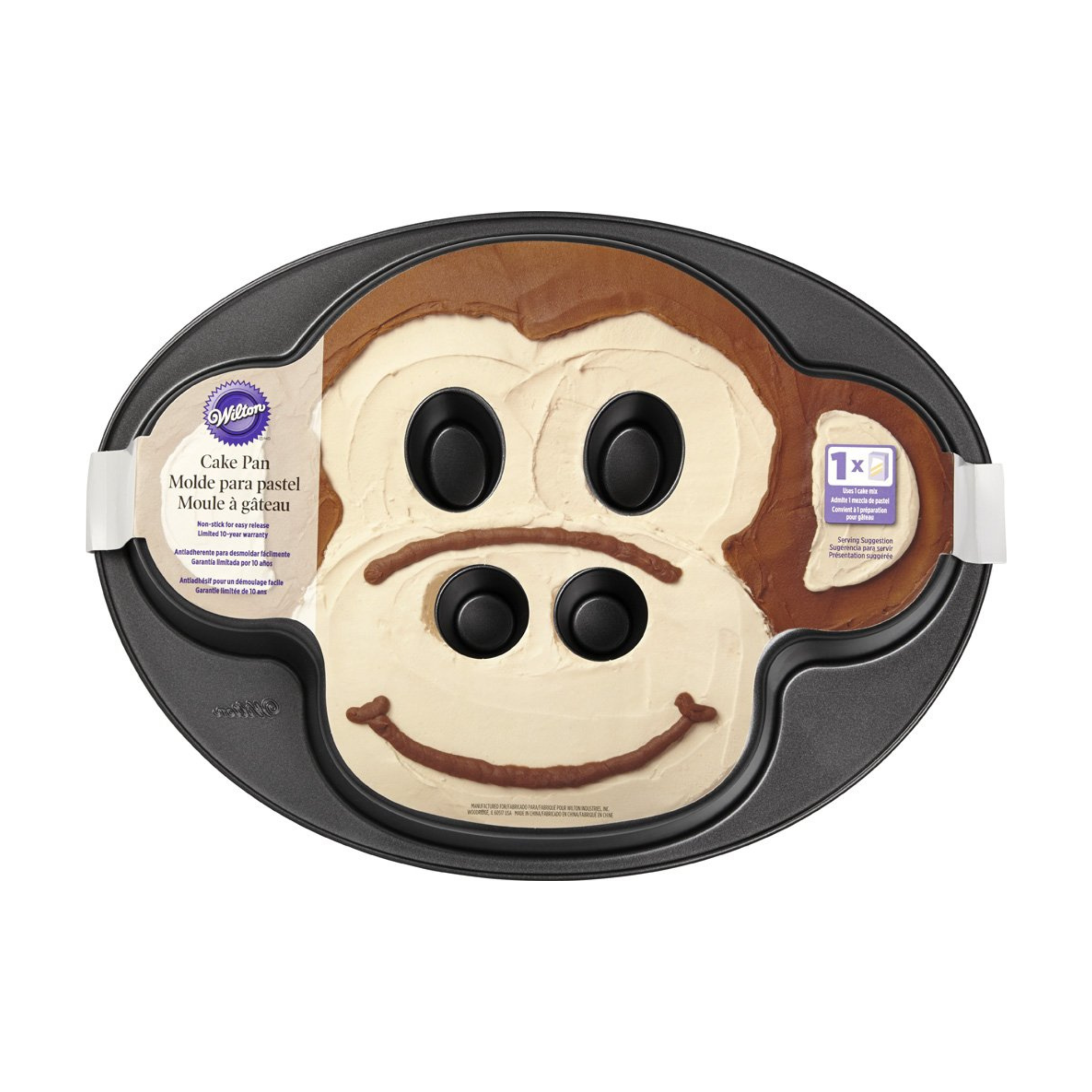 Kakeform Monkey Fun, 35 x 26 cm