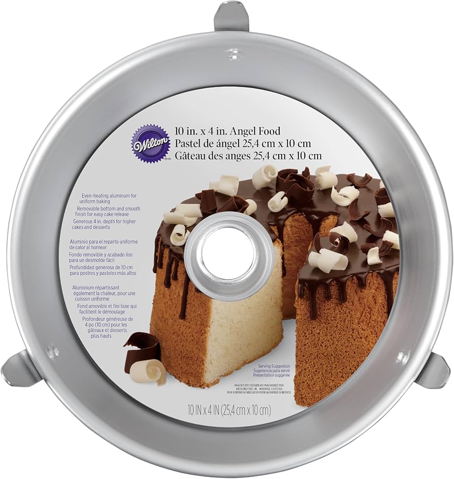 Kakeform Rund, randform m/løs bunn, 10 inch