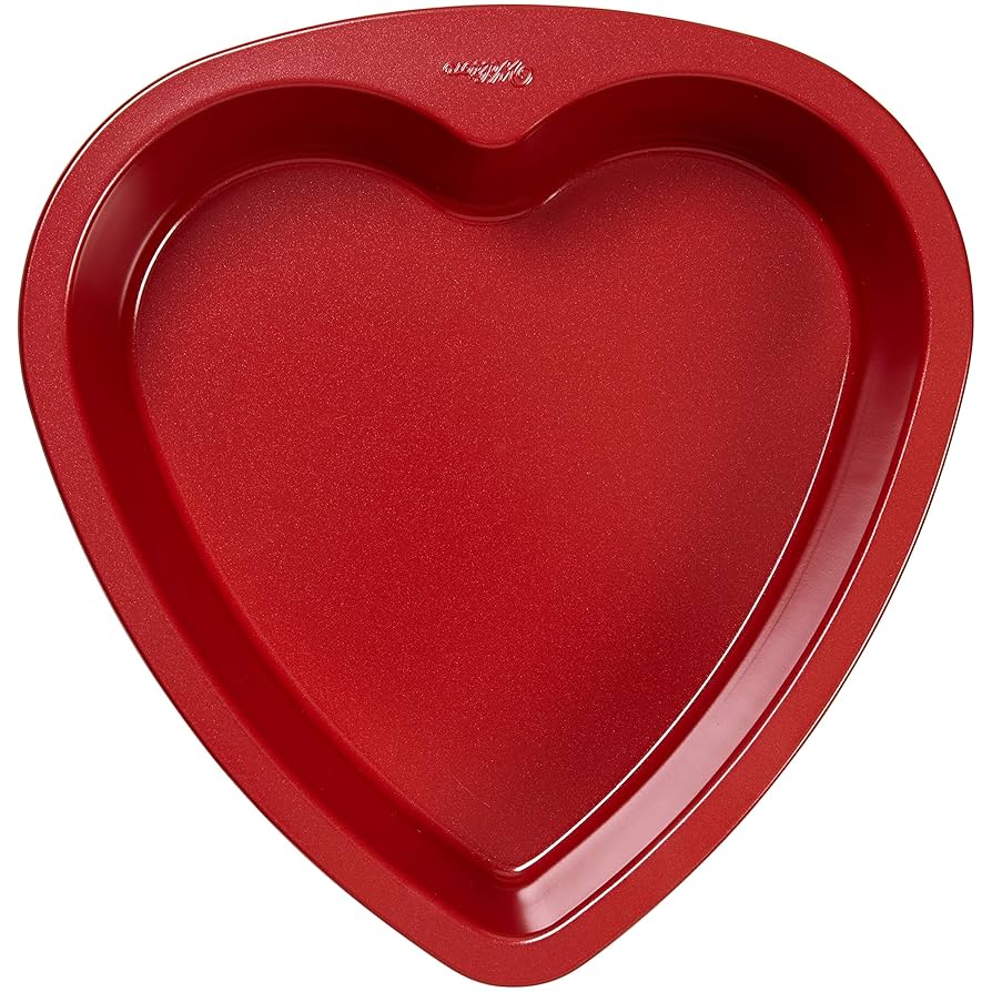 Kakeform Hjerte Rød Nonstick, 23 cm