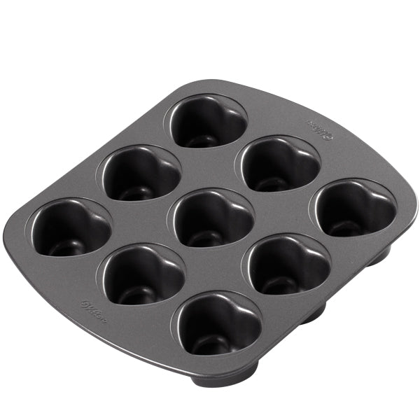 Kakeform Mini, Hjerter, 9 hull