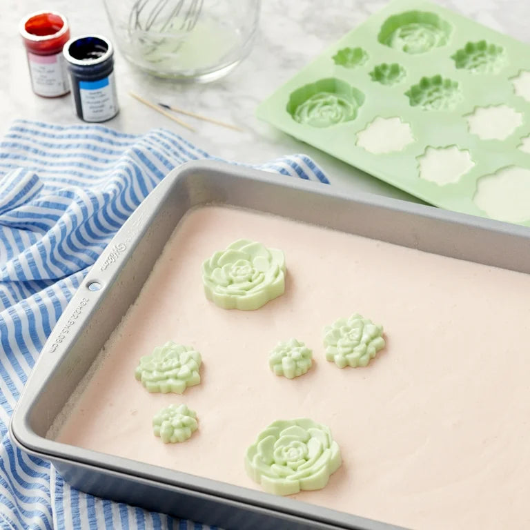 Konfektform Silikon Succulenter 6 stk