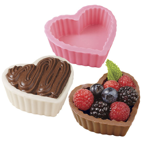 Konfektform Heart dessert Shell