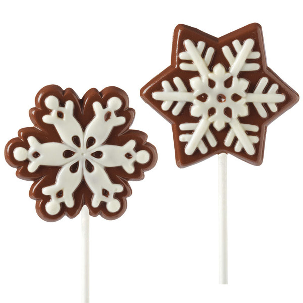 Konfektform Snøkrystall Lollipop 2