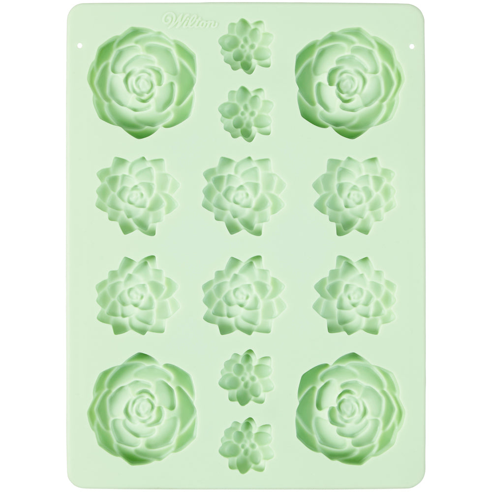 Konfektform Silikon Succulenter 6 stk