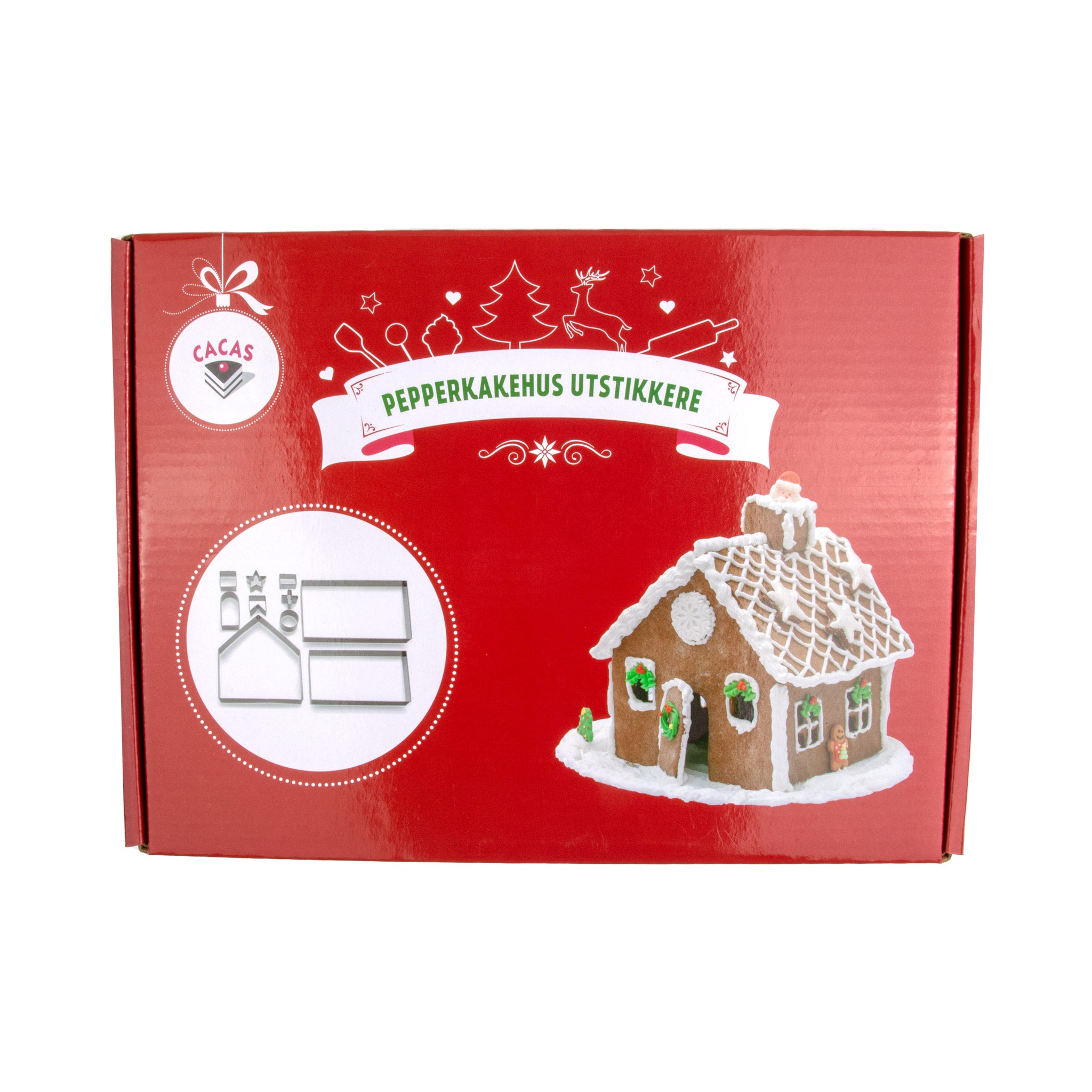 Pepperkakehus utstikkersett
