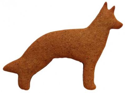 Utstikker Hund Schæfer 10,5 x 8 cm 2