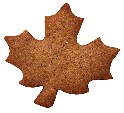 Utstikker Lønneblad  5 cm 2