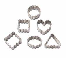 Utstikkersett Geometric Crinkle, 6 deler