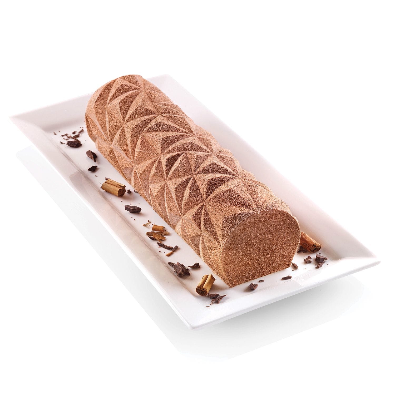 Silikonform Diamond Bûche 7
