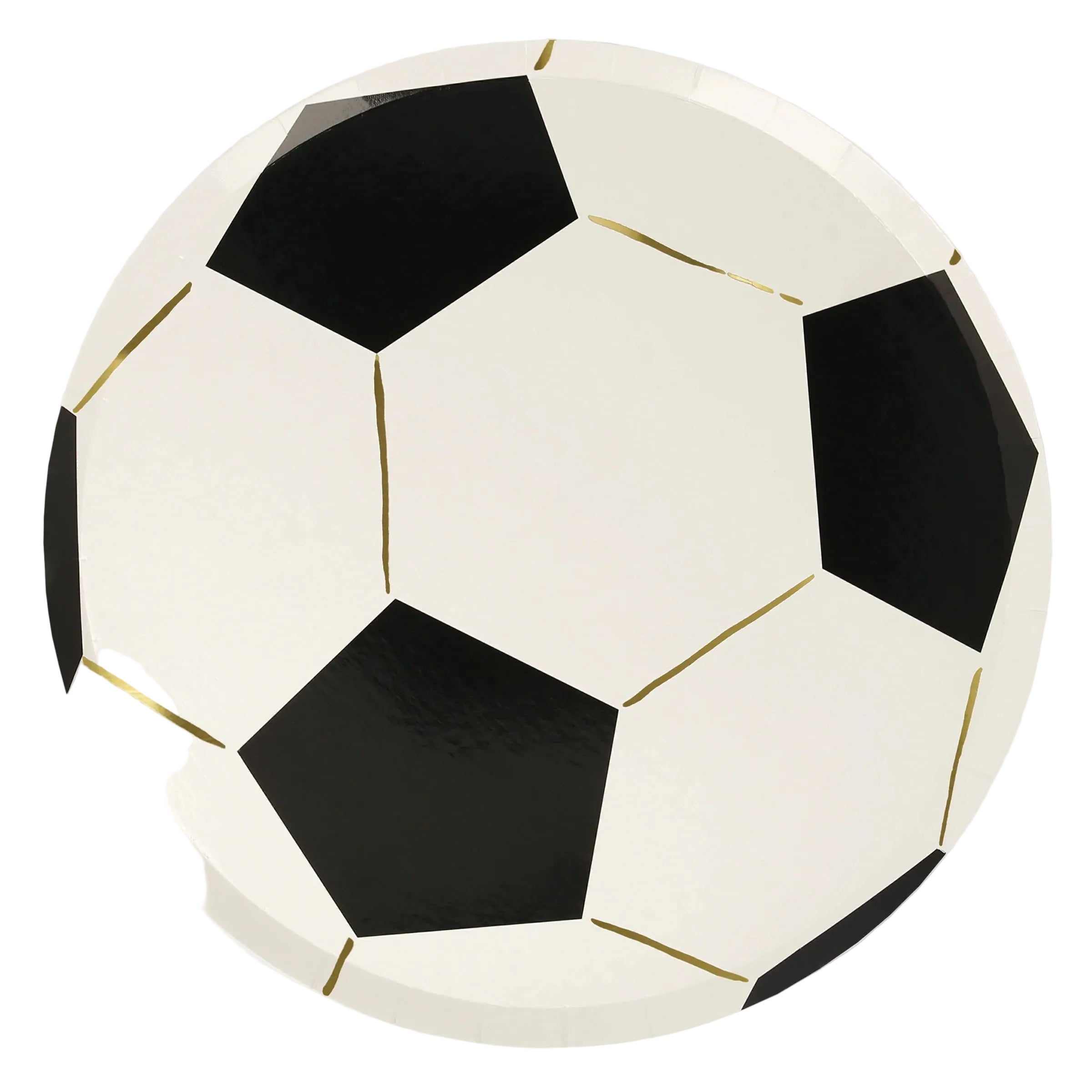 Meri Meri Papptallerken Fotball, 8 stk