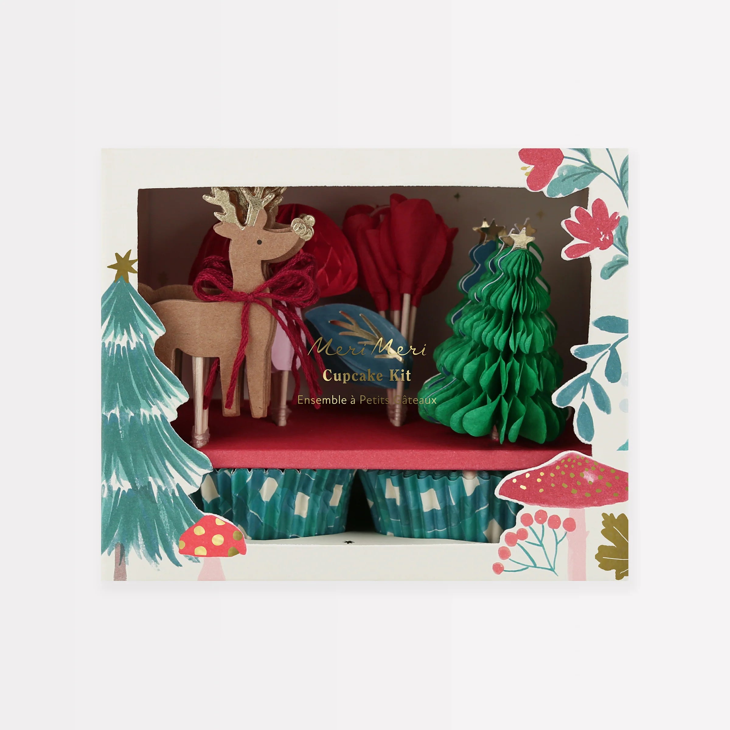 Meri Meri Cupcake Kit Vinterskog 48 dl