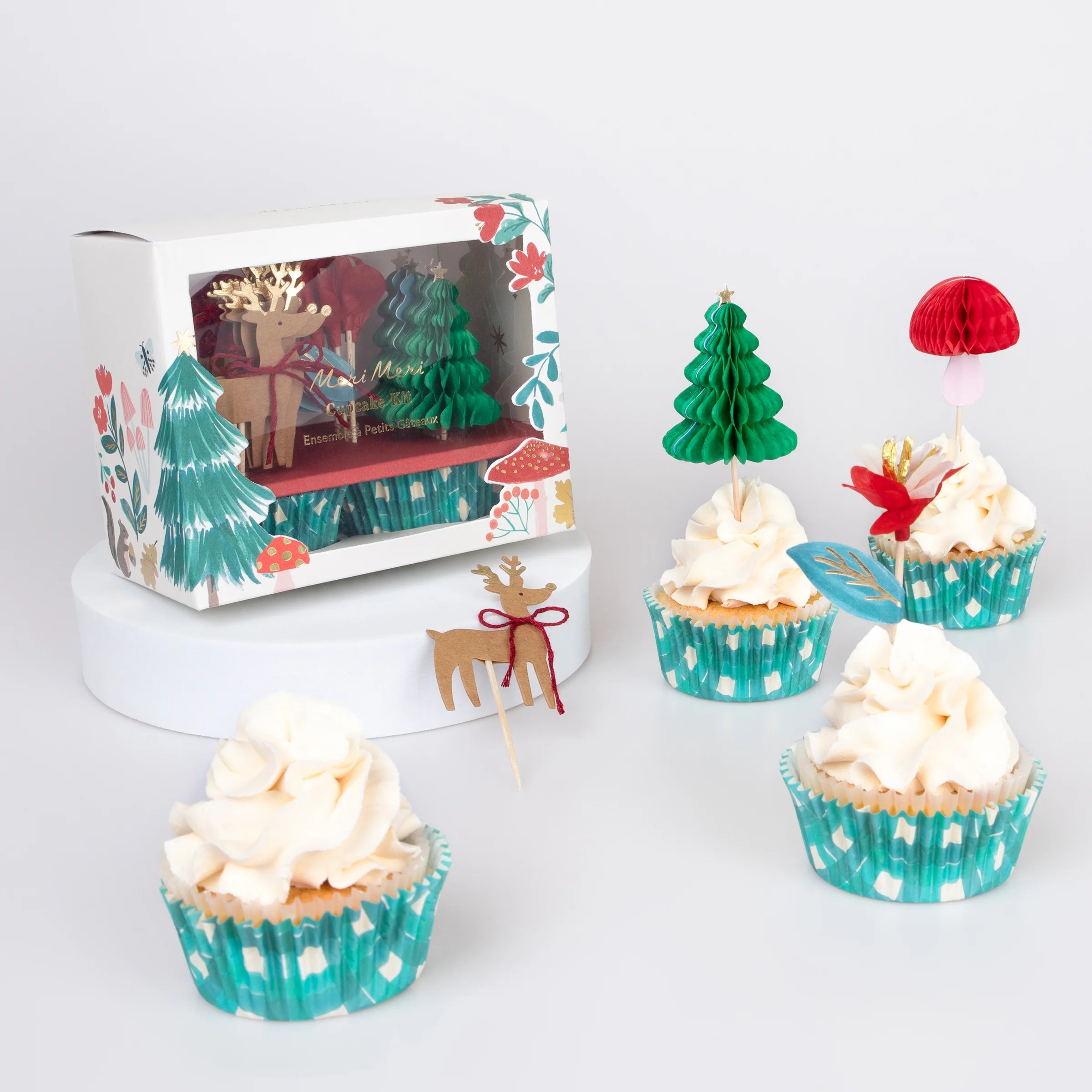 Meri Meri Cupcake Kit Vinterskog 48 dl