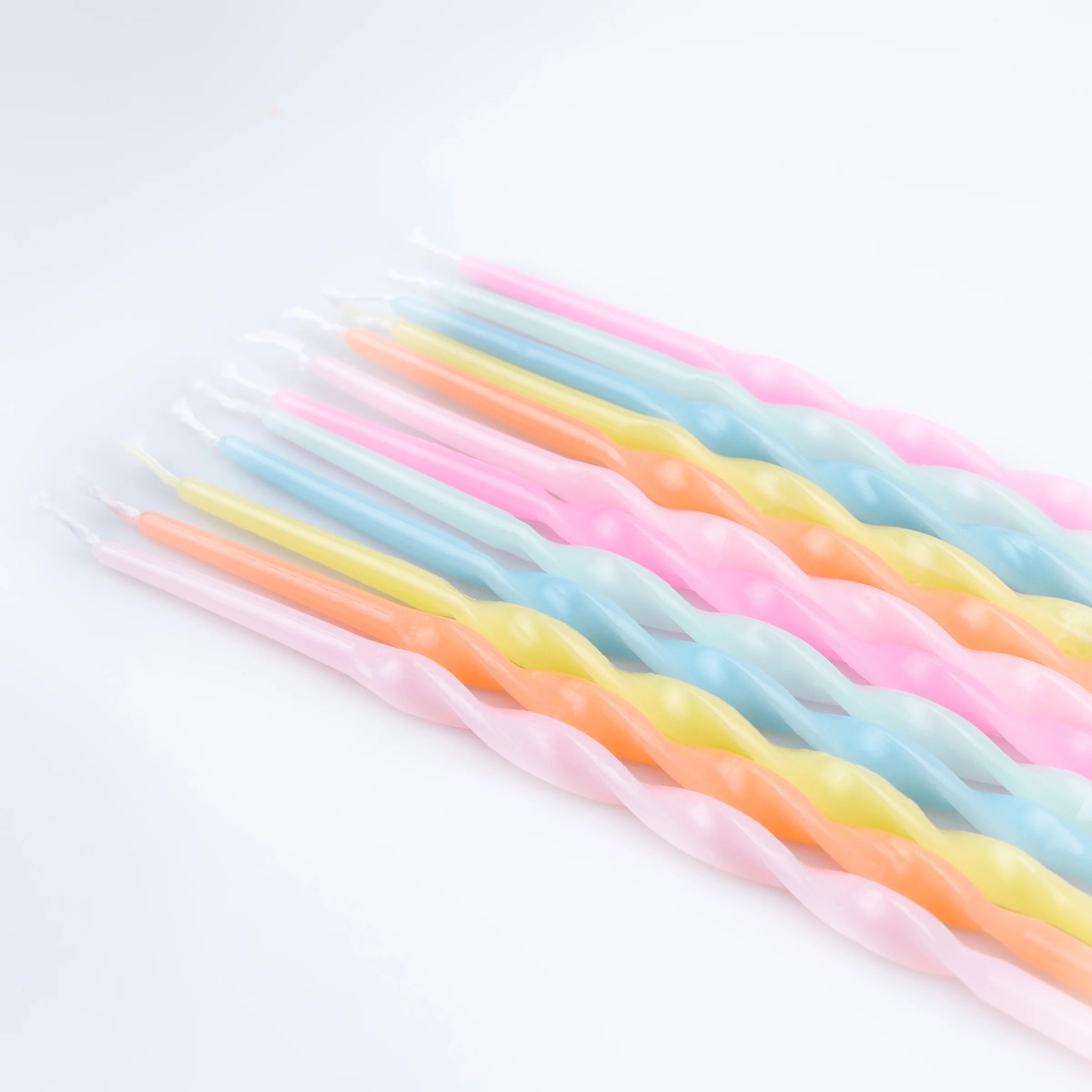 Meri Meri Lys Pastell Spiral 16stk