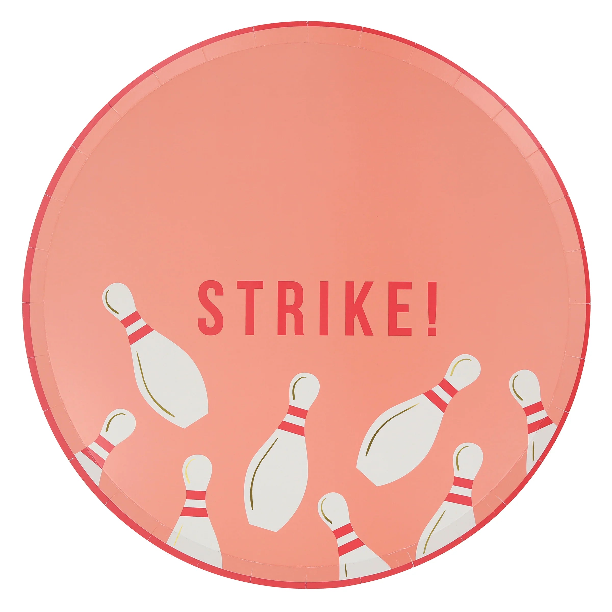 Meri Meri Papptallerken Bowling, 8 stk