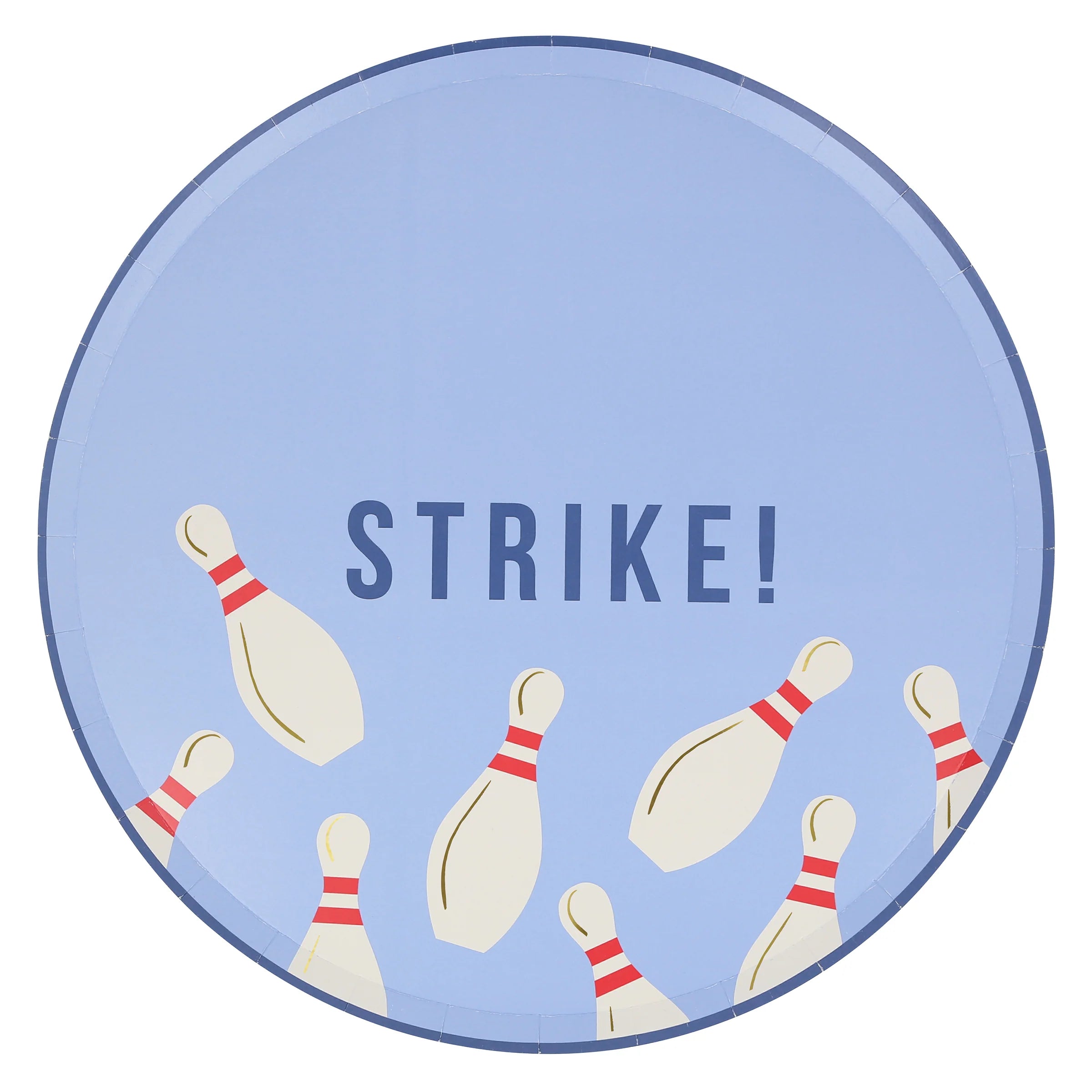 Meri Meri Papptallerken Bowling, 8 stk