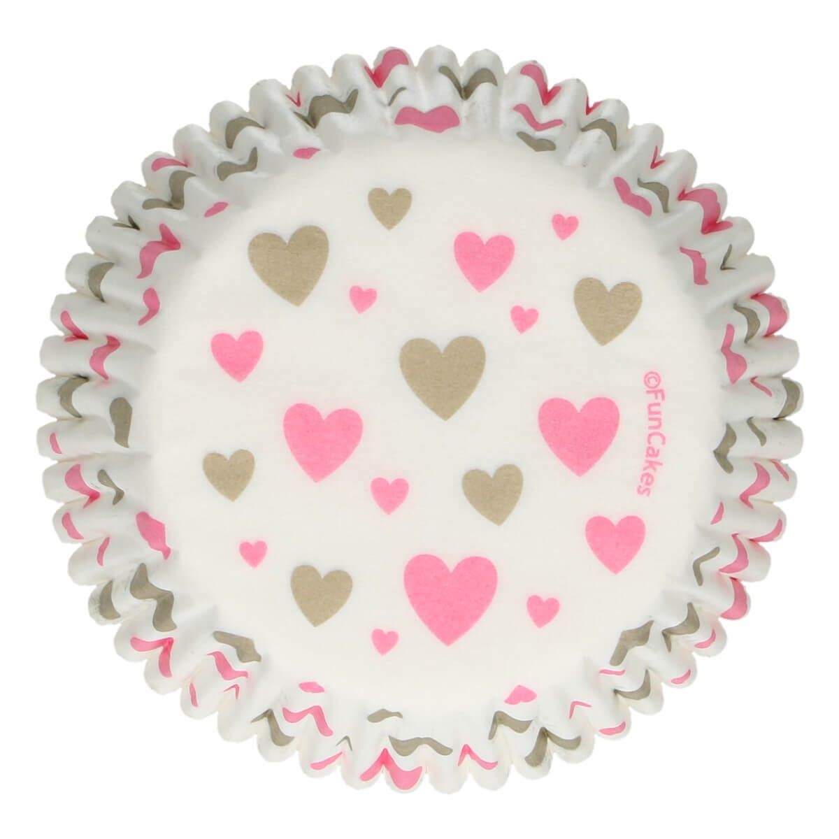 FunCakes Muffinsformer Hjerter 48stk
