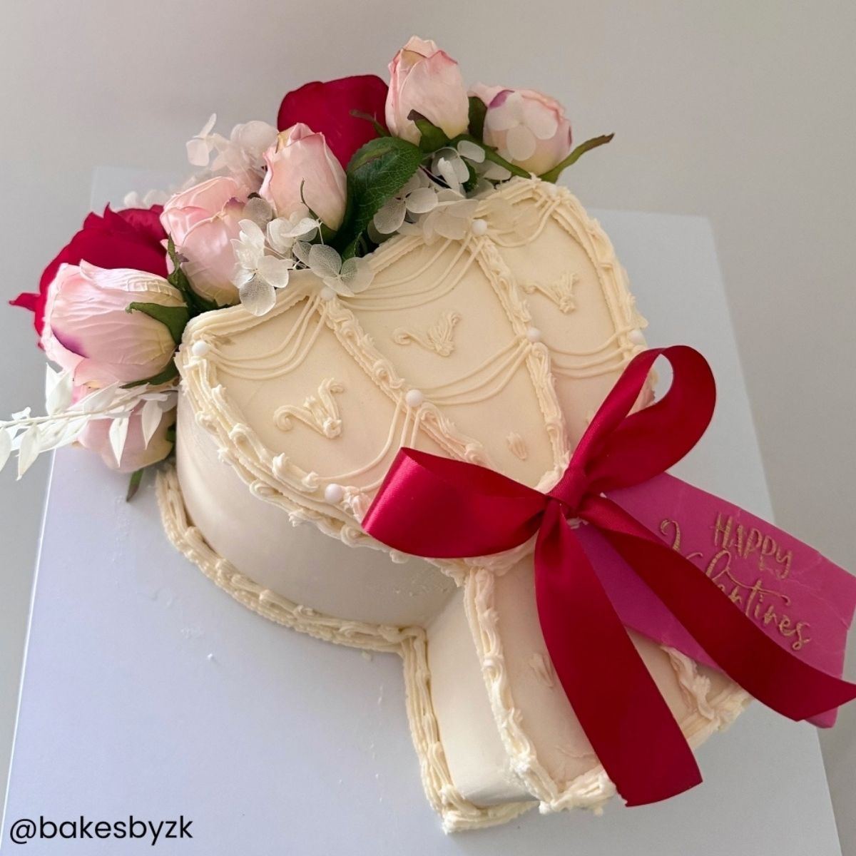 Simply Making Dekorbånd Kake Rød 24mm x 20m