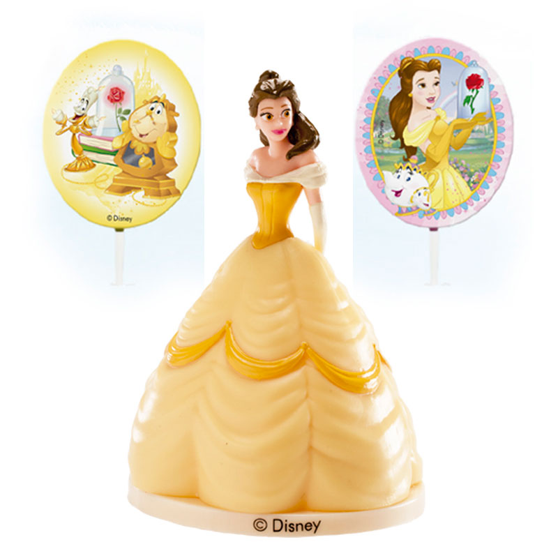 Kaketopp Prinsesse Belle, 3 deler