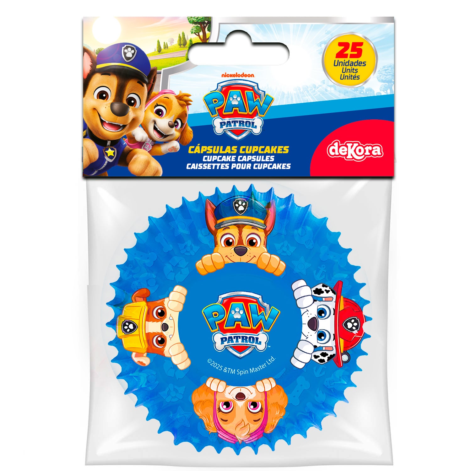 Muffinsform Paw Patrol 25stk