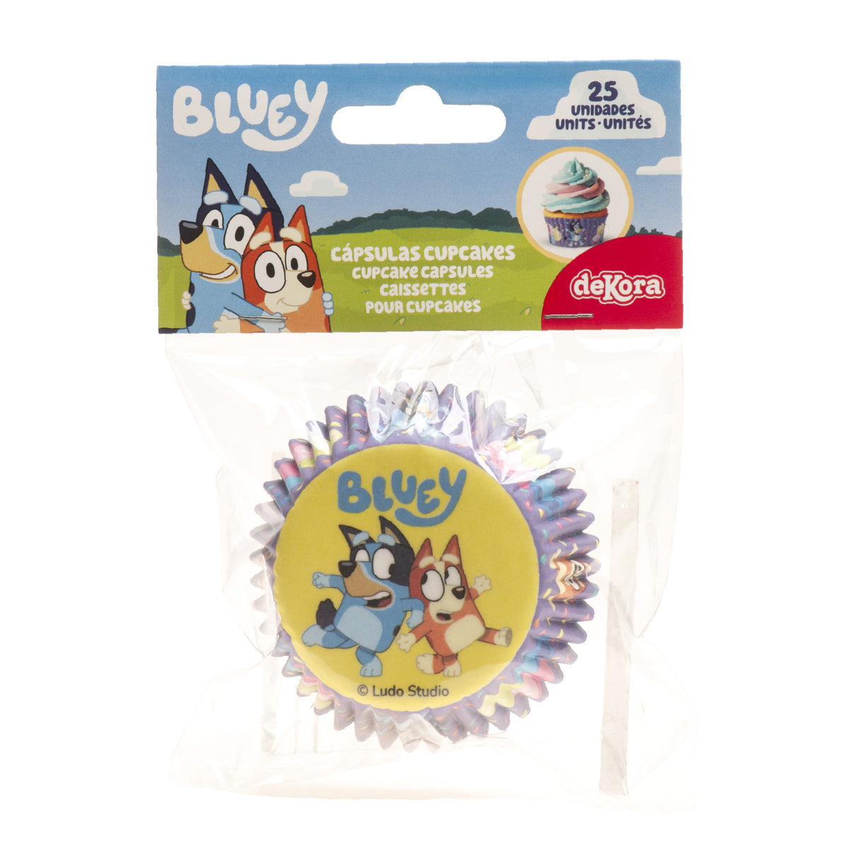 Muffinsform Bluey og Bingo 25stk