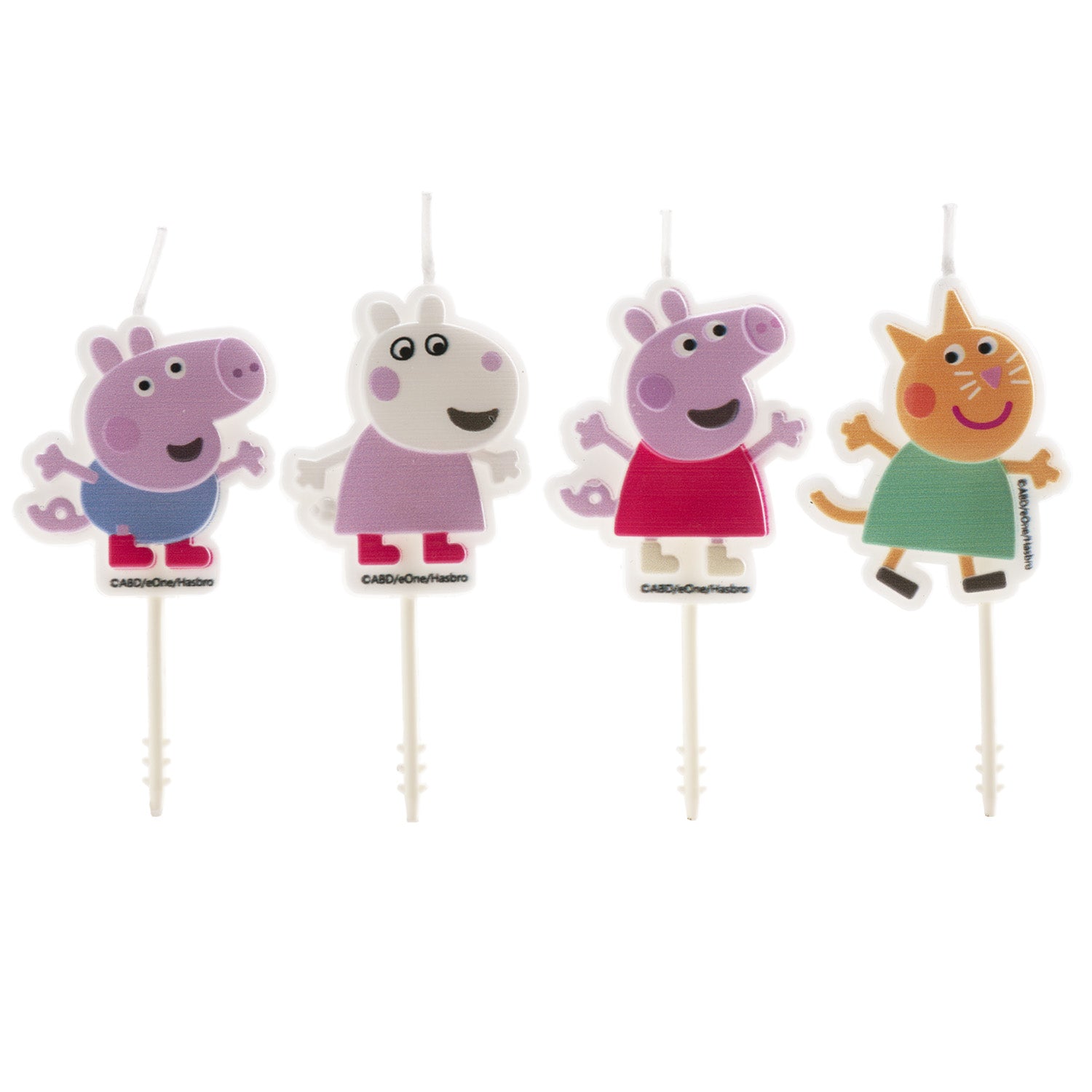 Kakelys Peppa Gris, 4 stk
