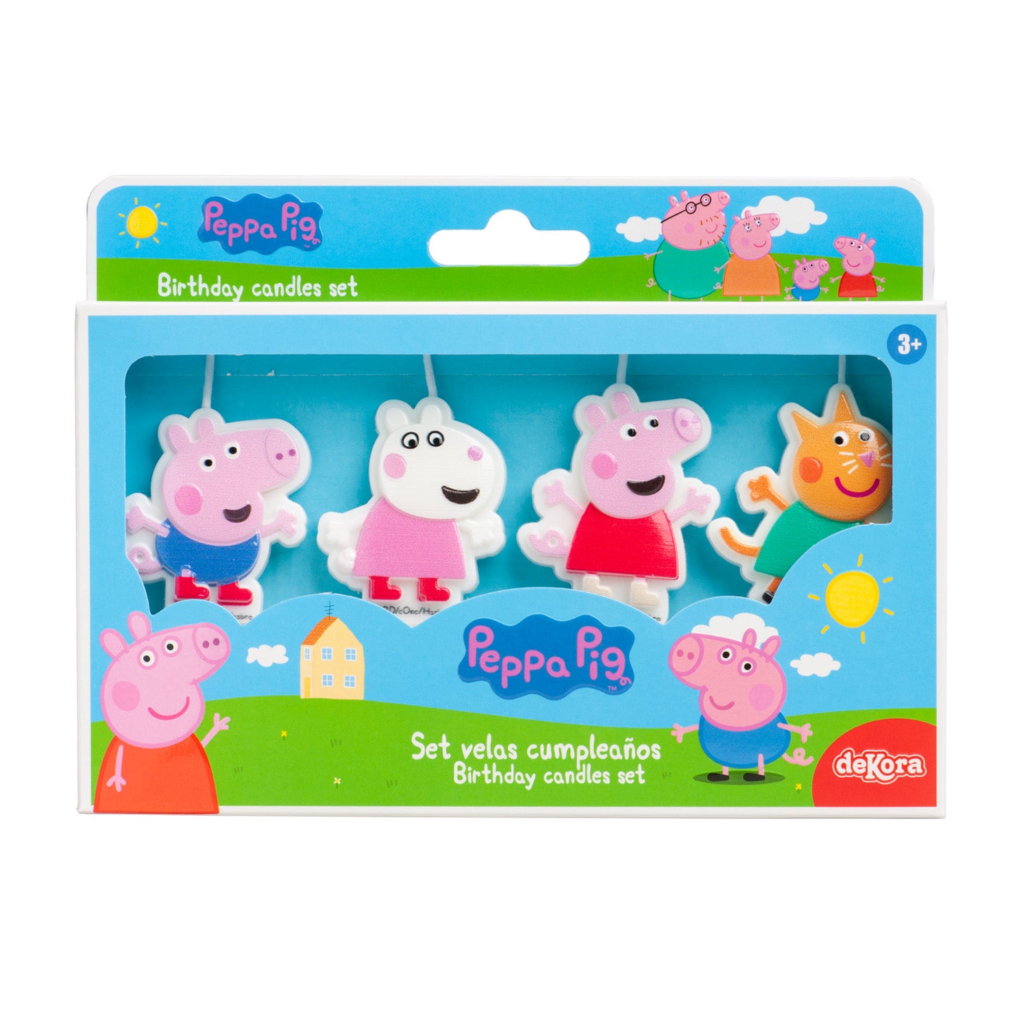 Kakelys Peppa Gris, 4 stk