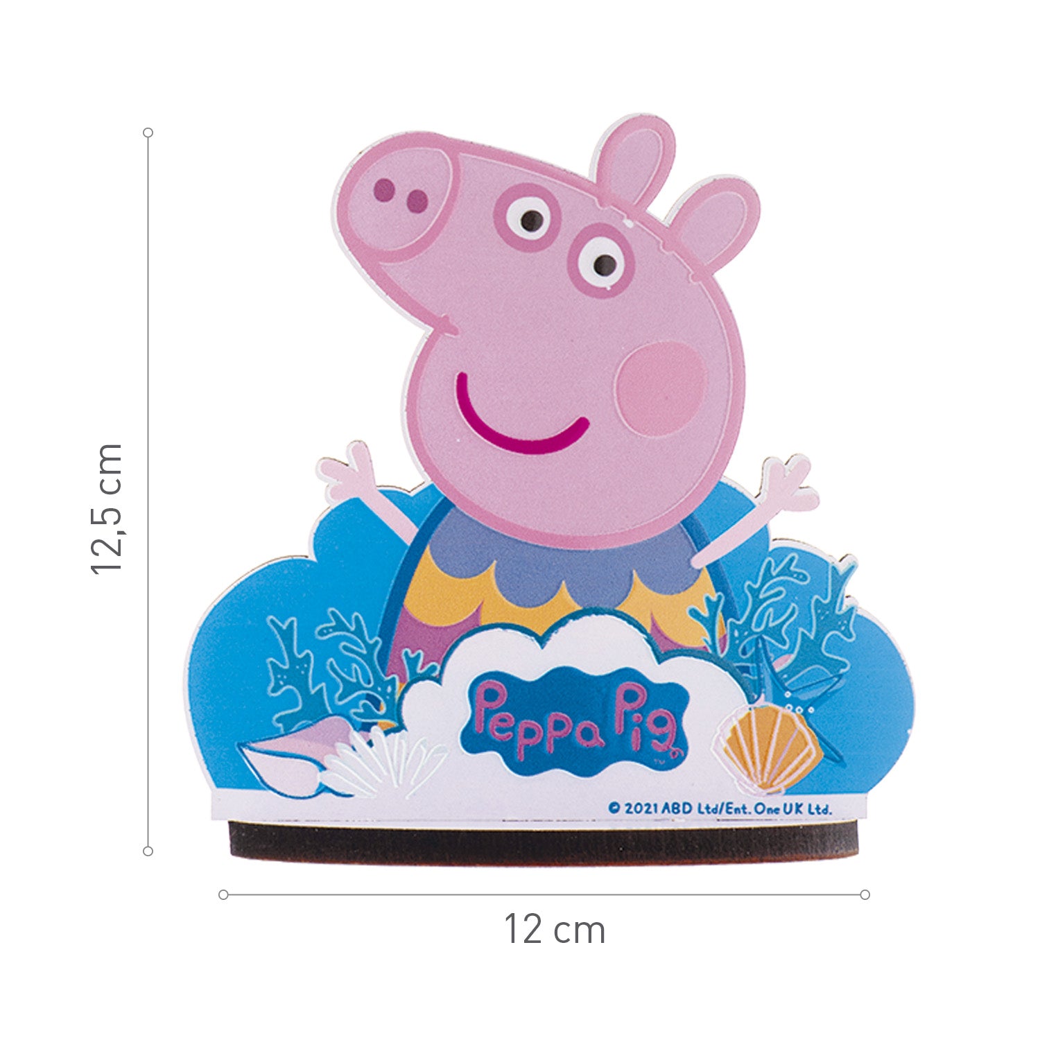 Kaketopp Peppa Gris 12 cm 5