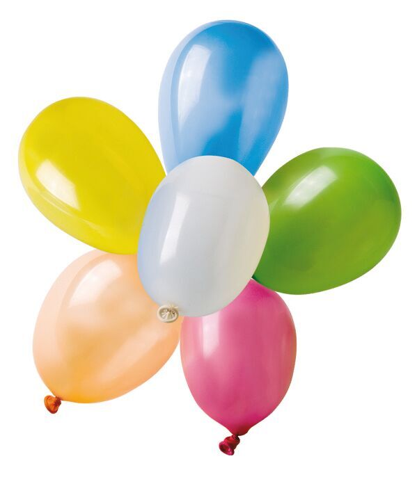 Ballonger Vann mini ass farger, 50 stk