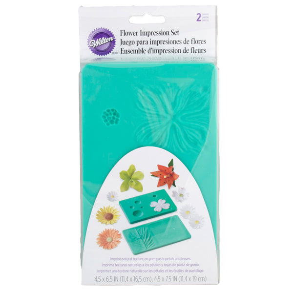 Mønsterform Silikon Blomster 2 deler