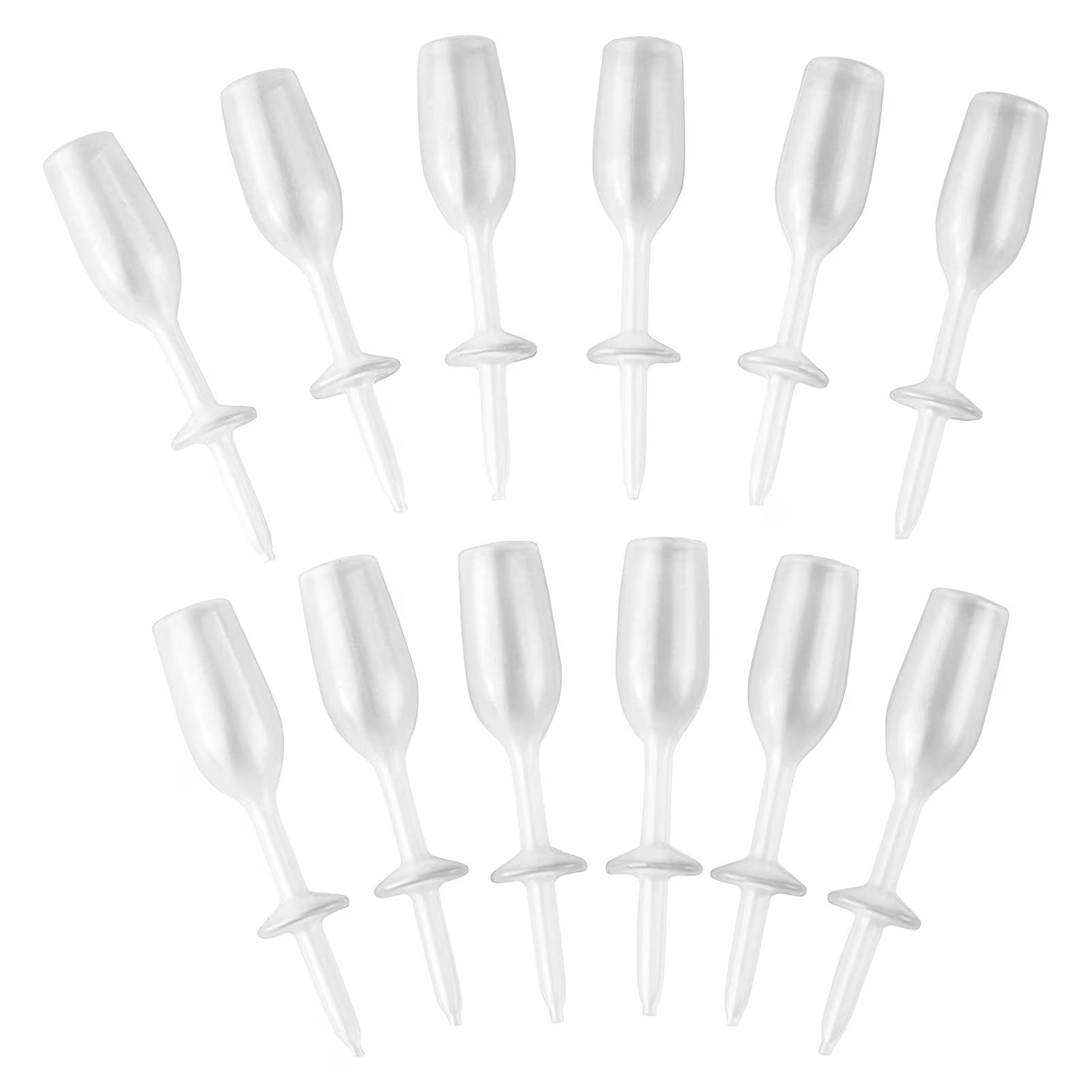 Muffinspynt Champagne glass 12 stk
