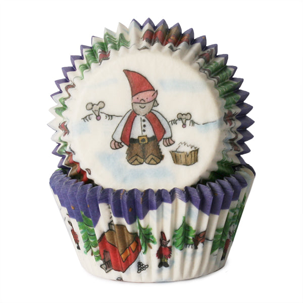 Muffinsform STD Nisse med julegrøt, 50 stk