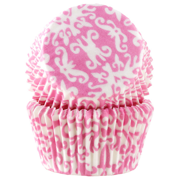 Muffinsform STD Brokade Rosa, 50 stk