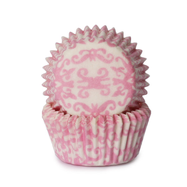 Muffinsform MINI Brokade Rosa, 100 stk 2