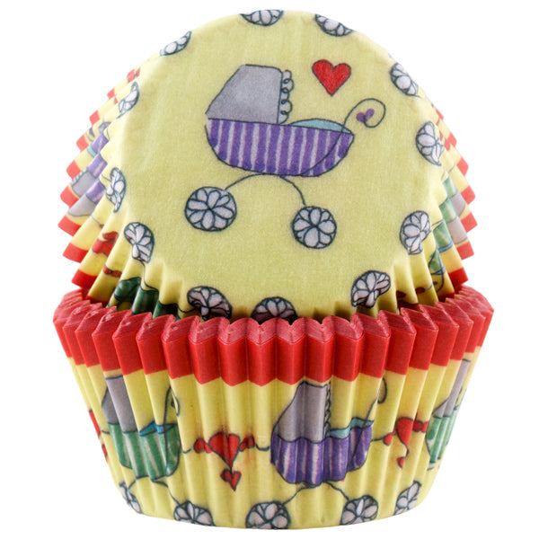 Muffinsform STD Dukkevogn, 50 stk