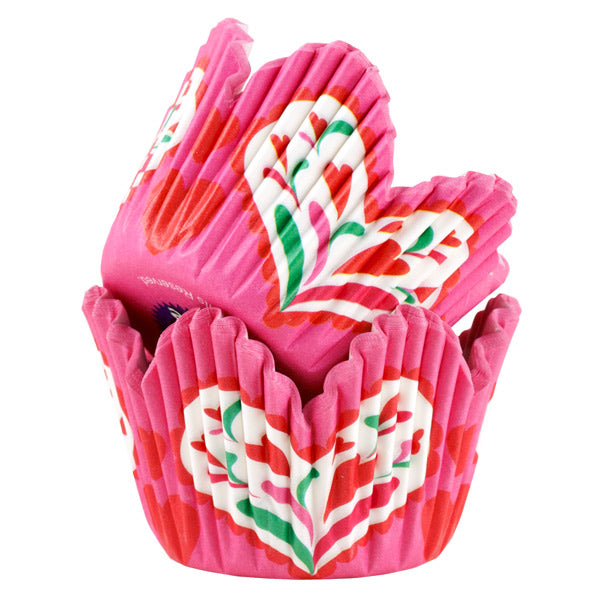 Muffinsform MINI Heart Petal Cup, 48 stk