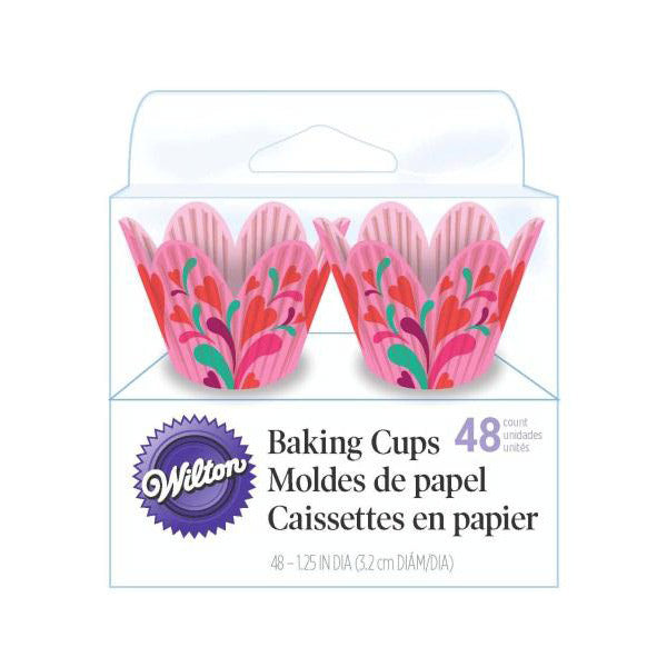 Muffinsform MINI Heart Petal Cup, 48 stk 2