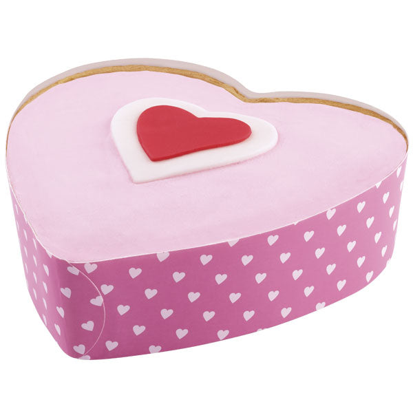 Bakeform Papir Hjerte 13 cm 4 pk